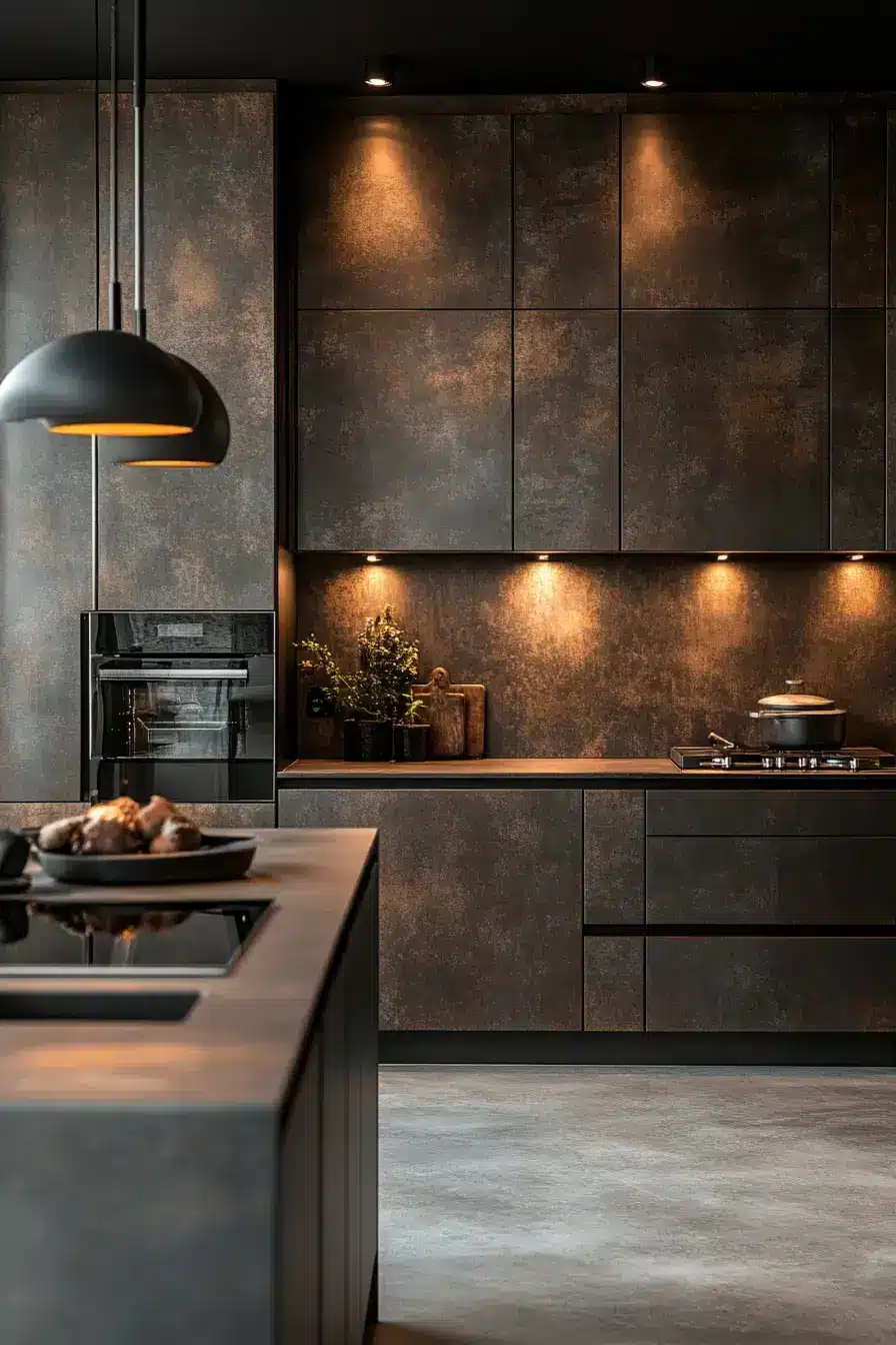 29 Aluminium Kitchen Cabinets Ideas for a Cool, Clean Look 5
