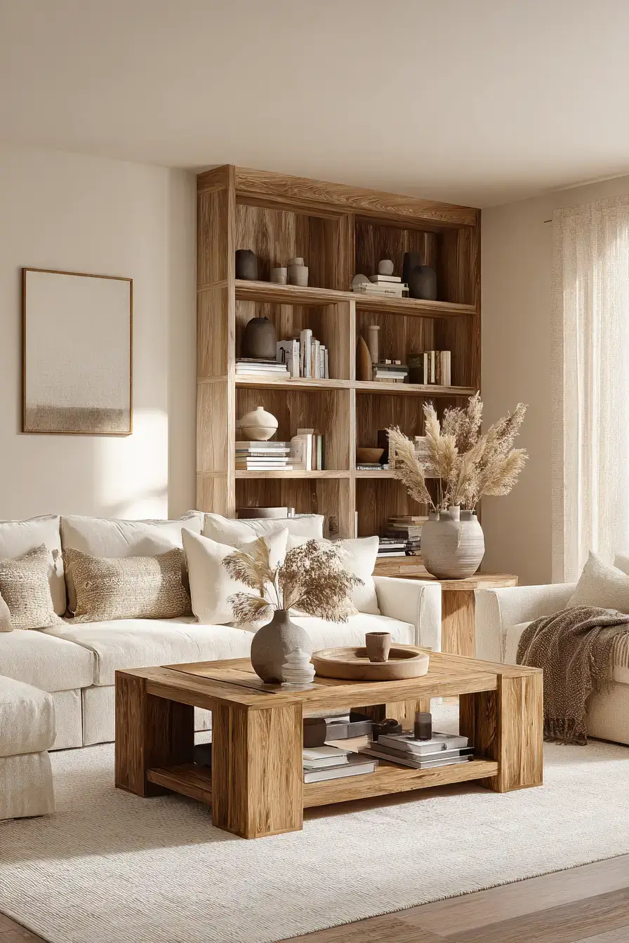 29 Warm Earthy Living Room Ideas Grounded in Real Materials 5
