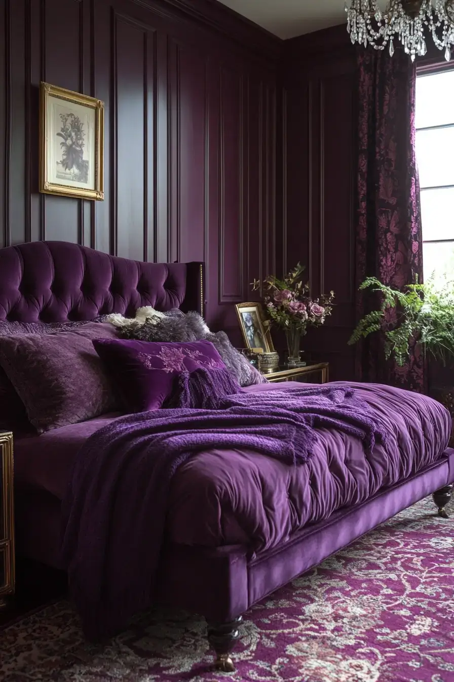 29 Purple Themed Bedroom Ideas That Make the Bold Color Feel Easy to Live With 6
