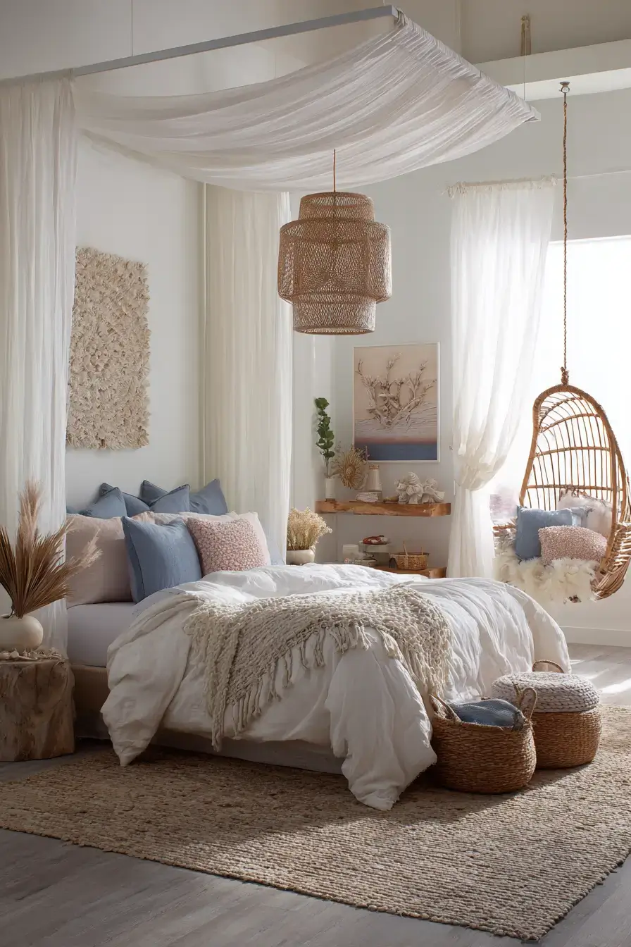 29 Beach Theme Bedroom Ideas for a Room That Feels Like a Cottage 6