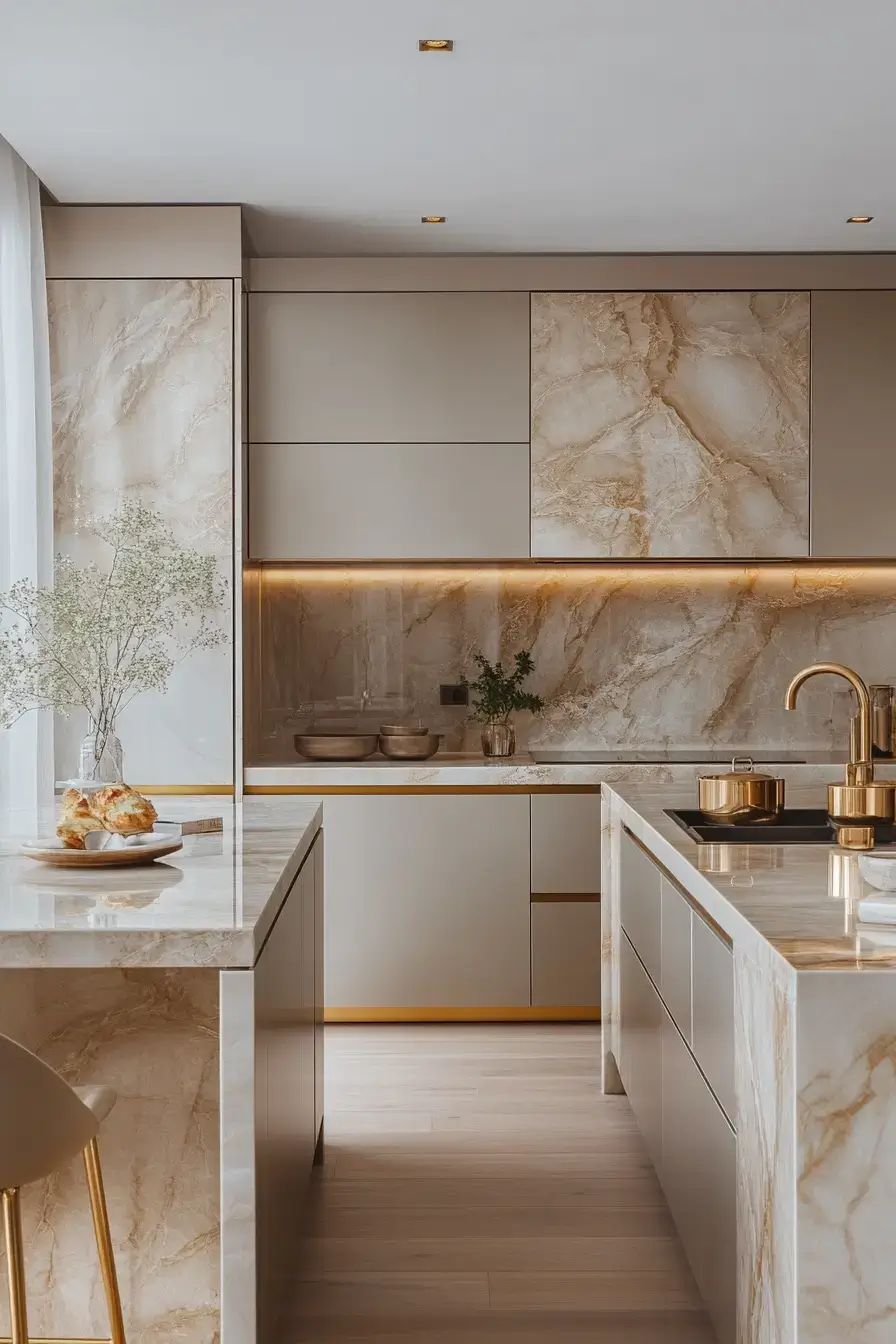 29 Aluminium Kitchen Cabinets Ideas for a Cool, Clean Look 6