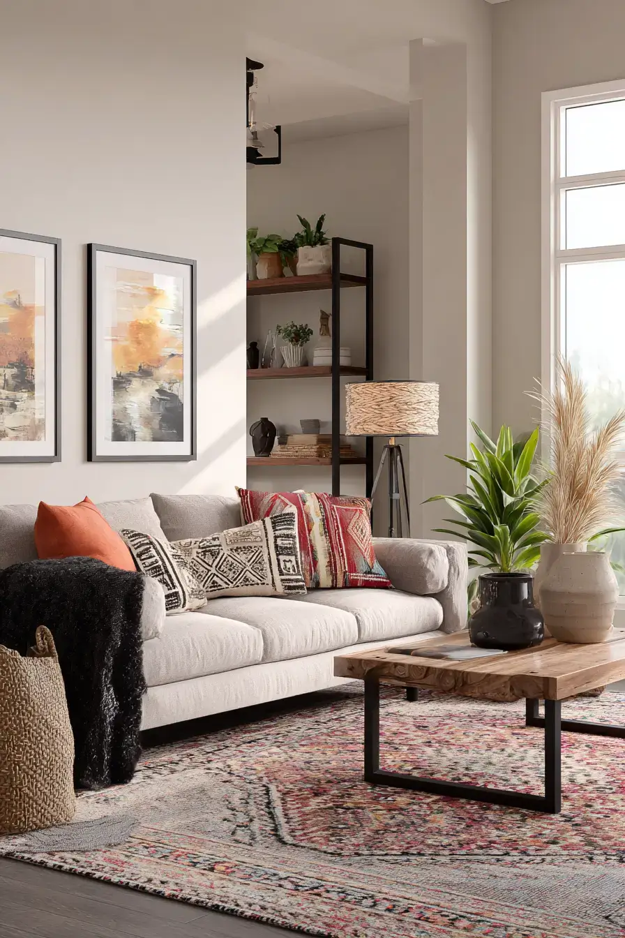 29 Eclectic Living Room Ideas That Look Collected, Not Random 6