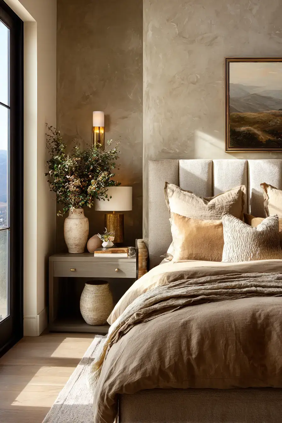29 Warm Beige Bedroom Ideas for a Room That Calms You Down 6