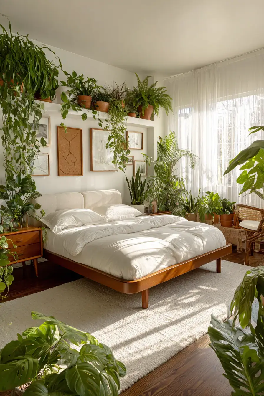 29 Nature Themed Bedroom Ideas That Keep the Outdoors Close 6