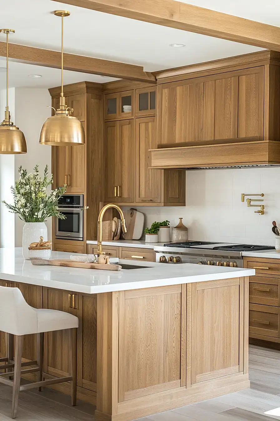 29 Stained Kitchen Cabinets Ideas That Show the Real Wood 6