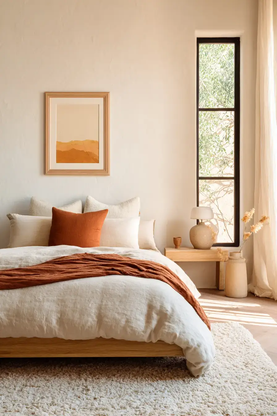 29 Warm Bedroom Aesthetic Ideas for a Room That Feels Held 6