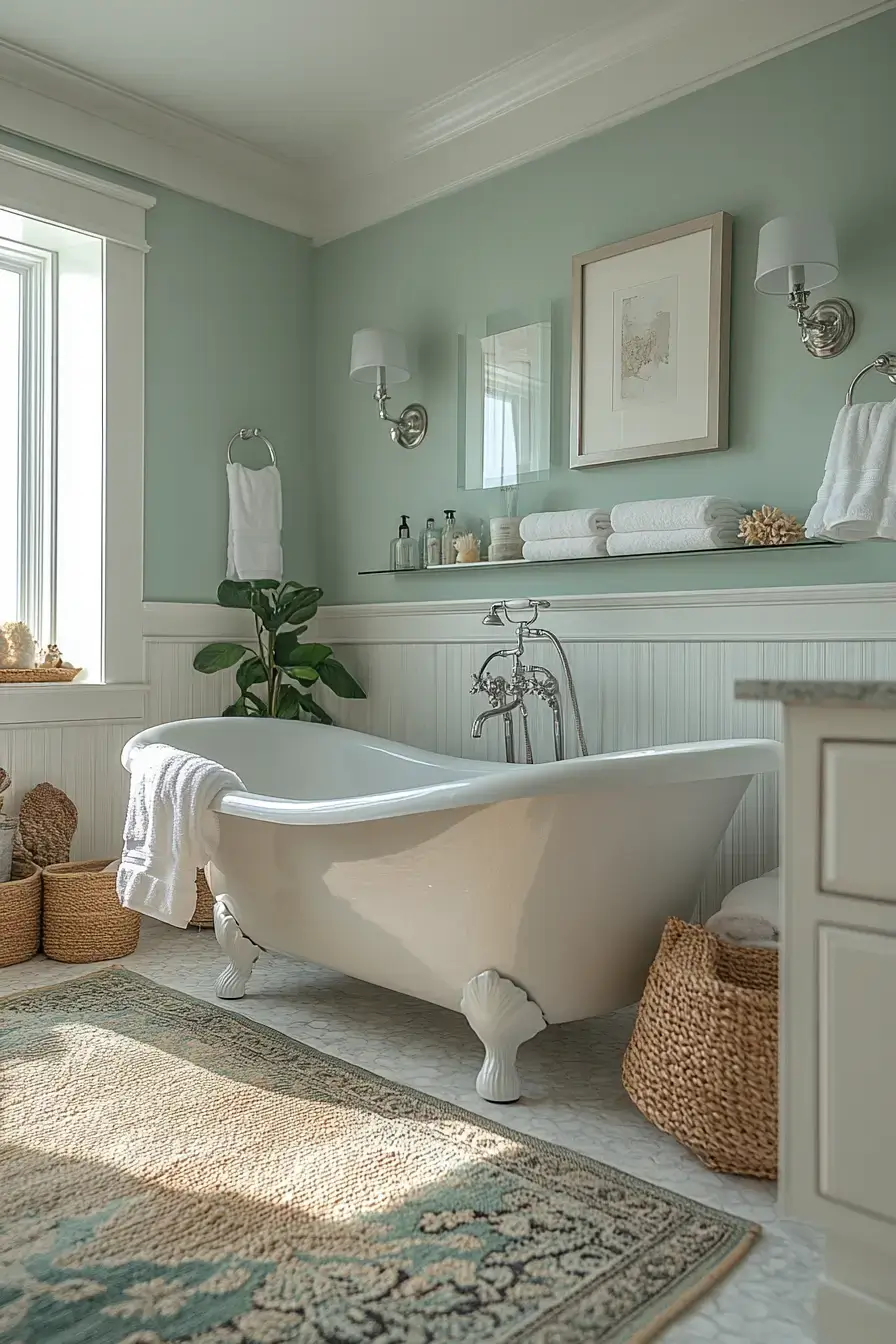29 Ocean Themed Bathroom Ideas That Bring the Shore Indoors 6
