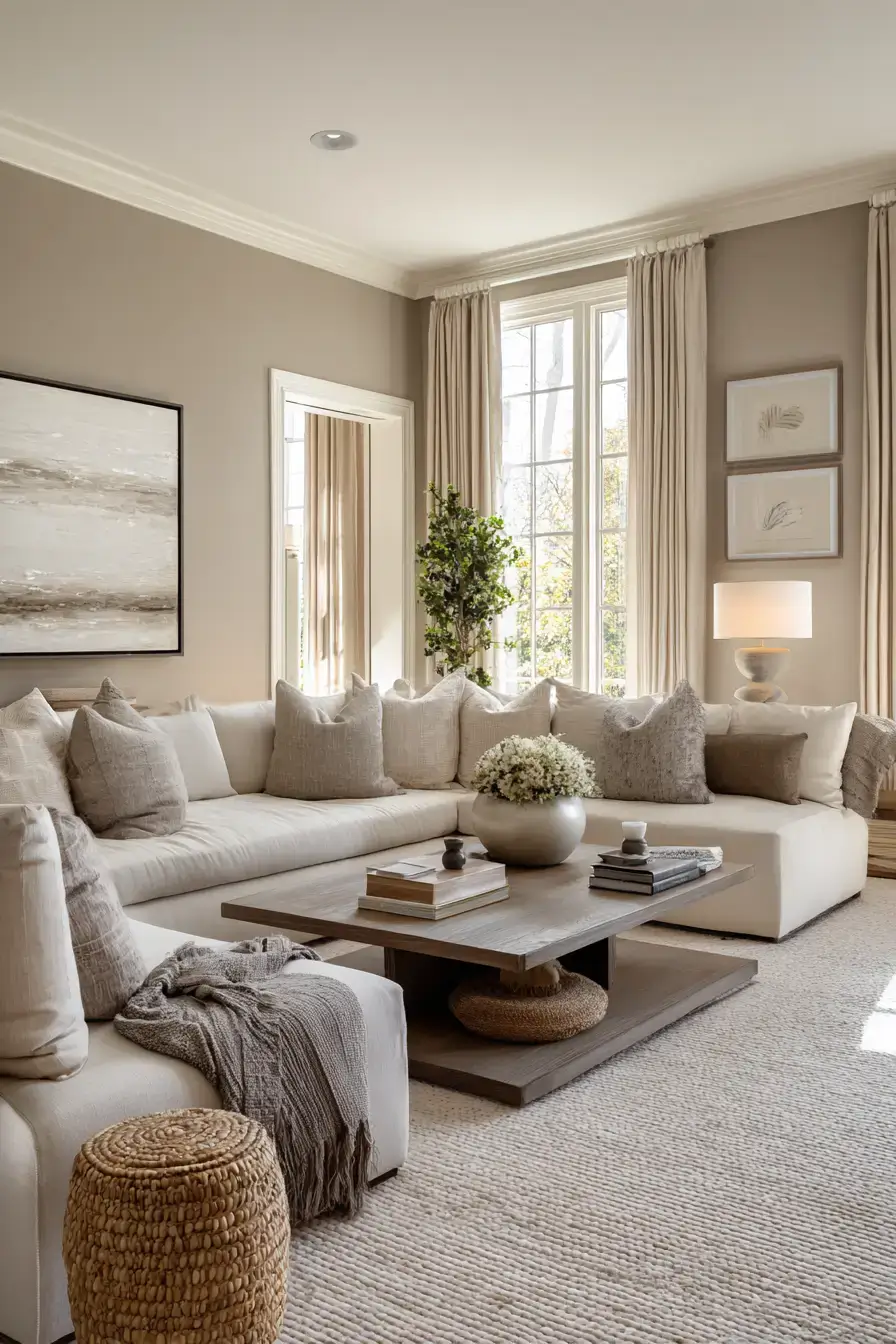 29 Warm Earthy Living Room Ideas Grounded in Real Materials 6