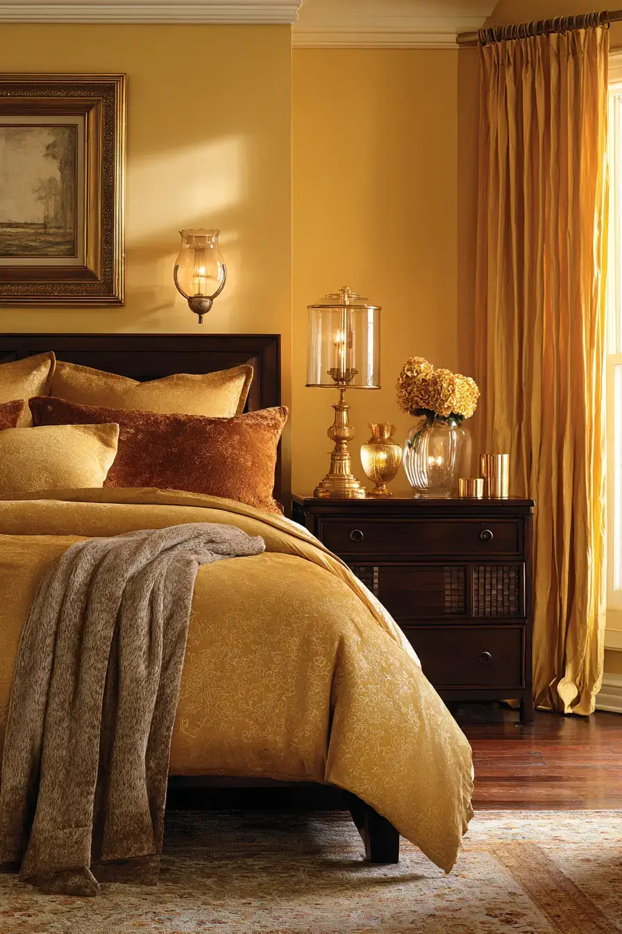 29 Warm Bedroom Aesthetic Ideas for a Room That Feels Held 7