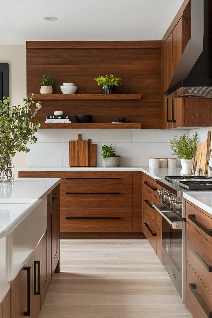 29 Stained Kitchen Cabinets Ideas That Show the Real Wood 7