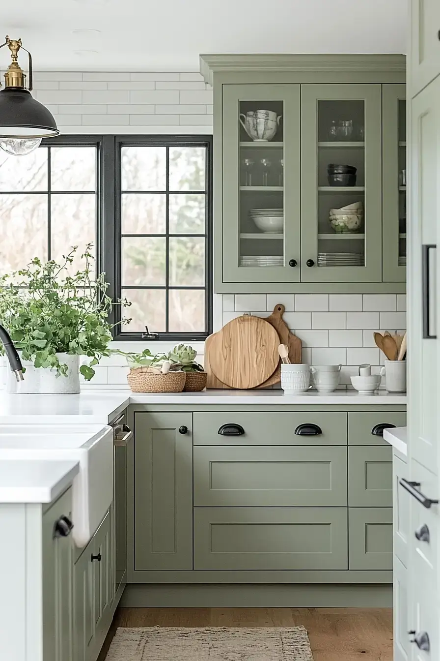 29 Sage Kitchen Cabinets Ideas for a Calm, Real Kitchen 7