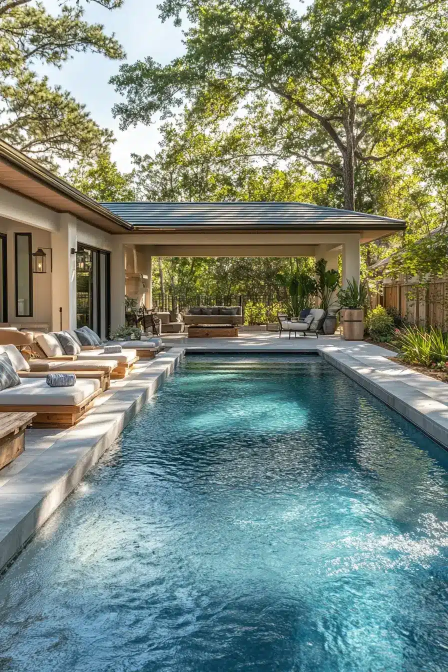 29 Backyard Pool Designs That Fit a Normal Lot 7
