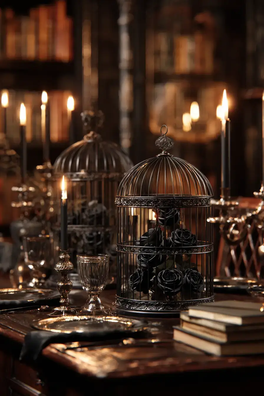 29 Vintage Birdcage Decor Ideas for a Cottage Corner 7