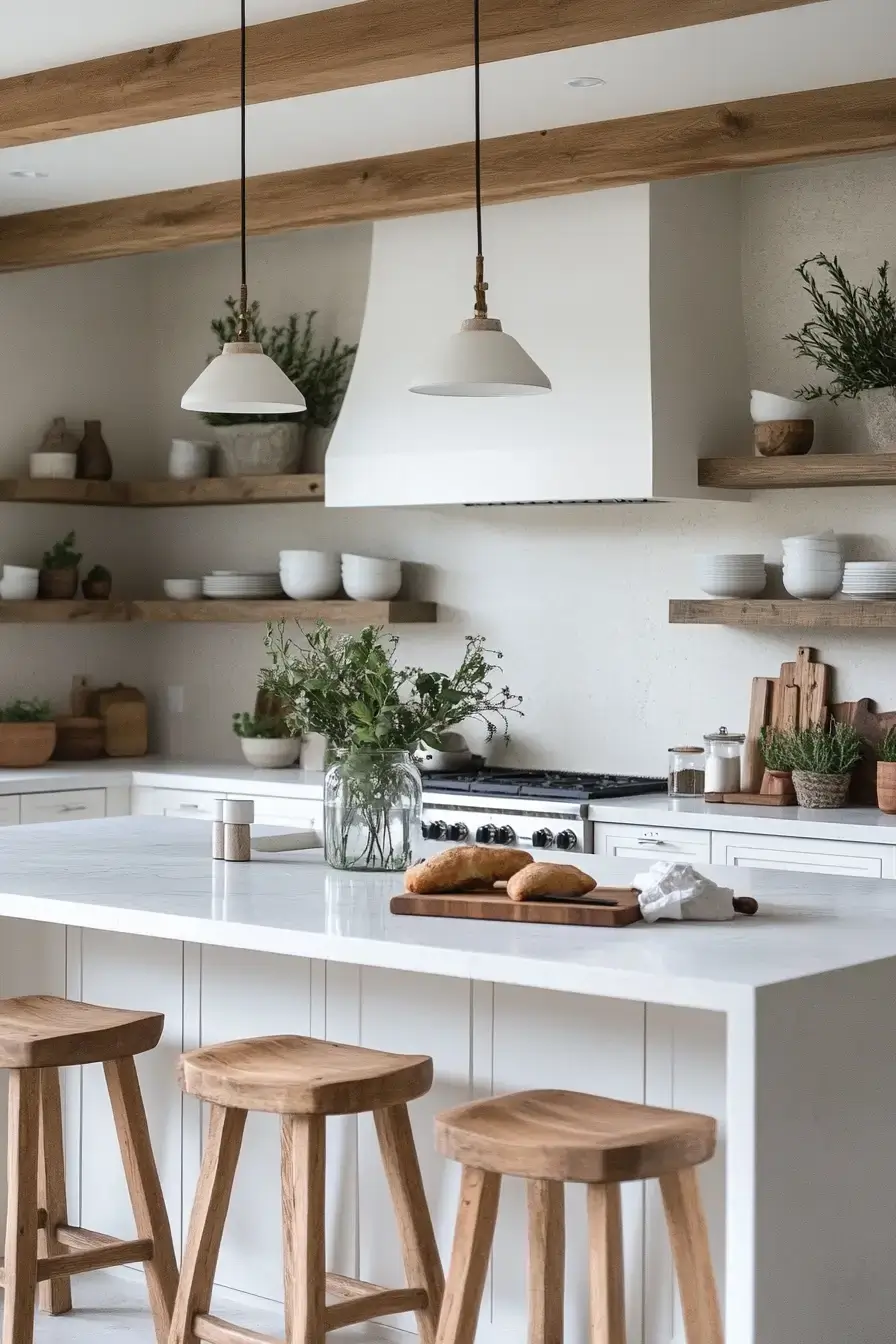 29 Farmhouse Kitchen With White Cabinets Ideas That Stay Honest 7