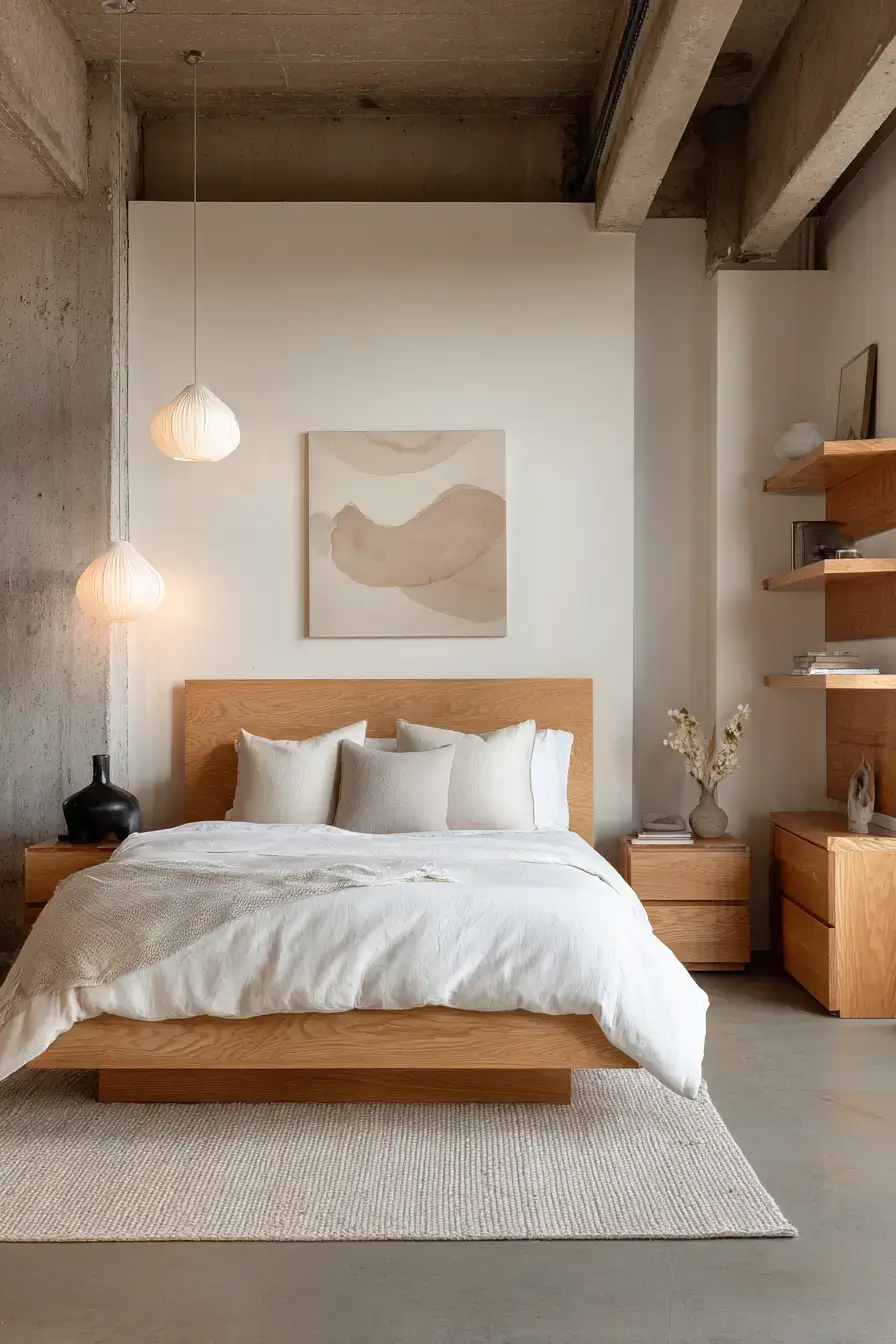 29 Warm Minimalist Bedroom Ideas That Still Feel Soft 7