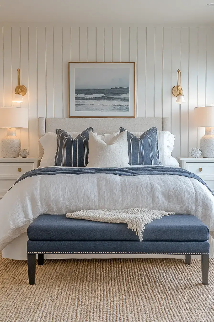 29 Beachy Bedroom Ideas for a Room That Breathes 7