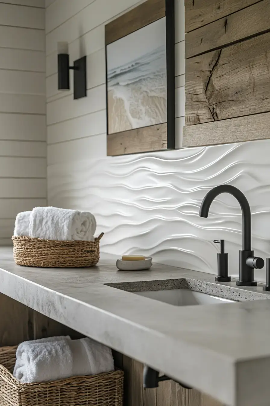 29 Ocean Themed Bathroom Ideas That Bring the Shore Indoors 7