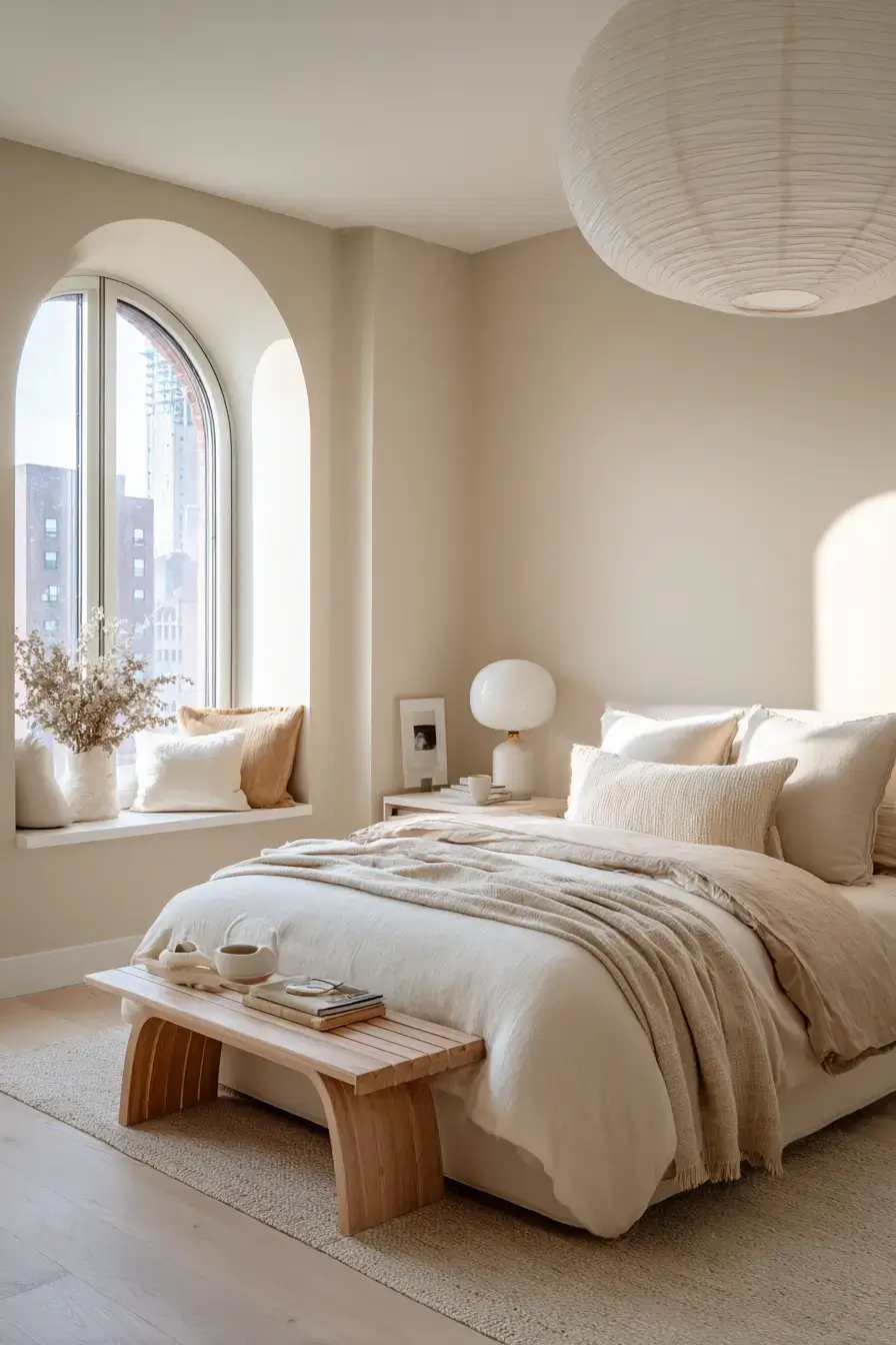 29 Warm Minimalist Bedroom Ideas That Still Feel Soft 8