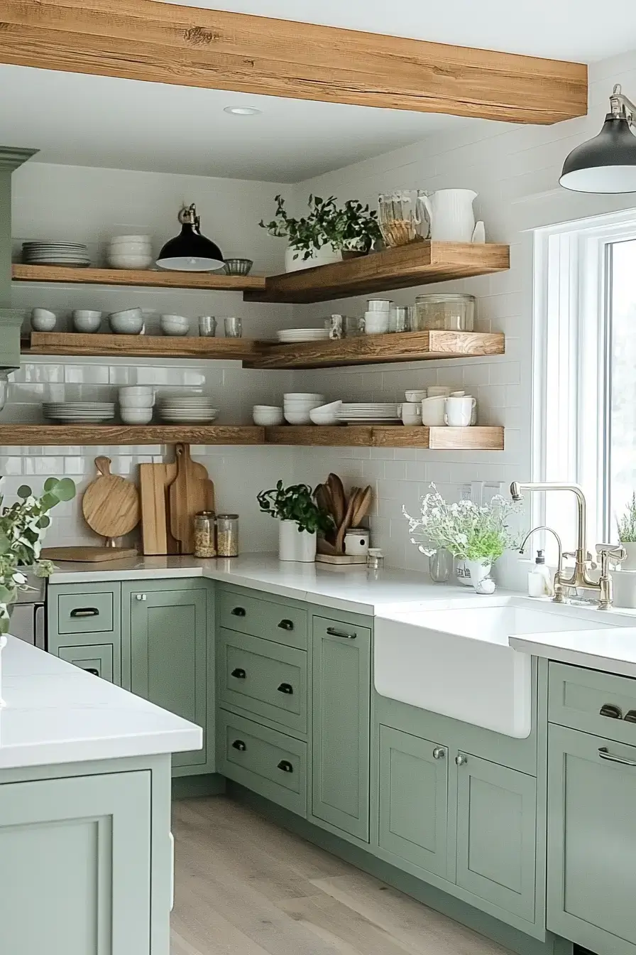 29 Sage Kitchen Cabinets Ideas for a Calm, Real Kitchen 8