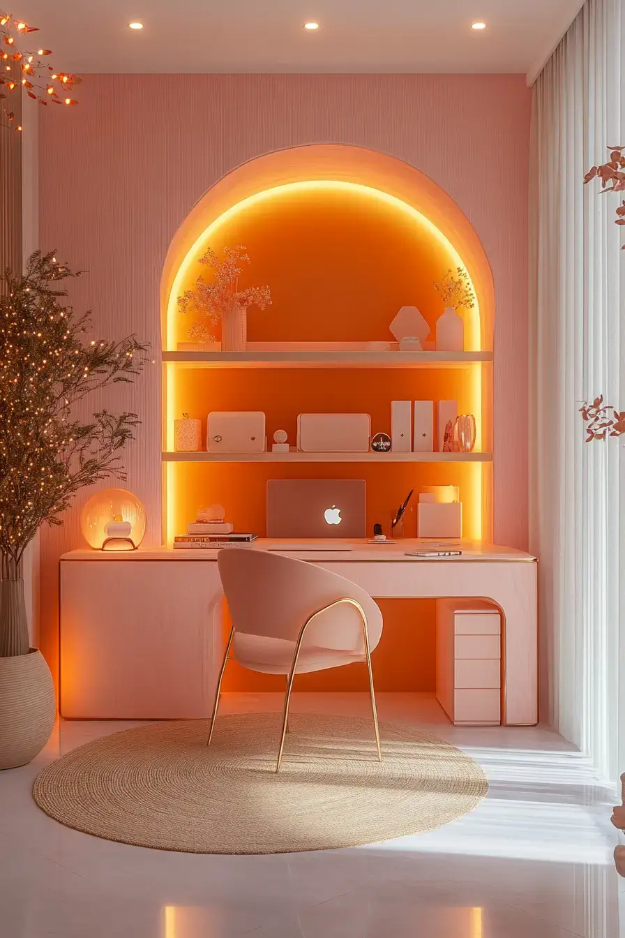 29 Dopamine Decor Office Ideas That Make the Desk Bearable 8