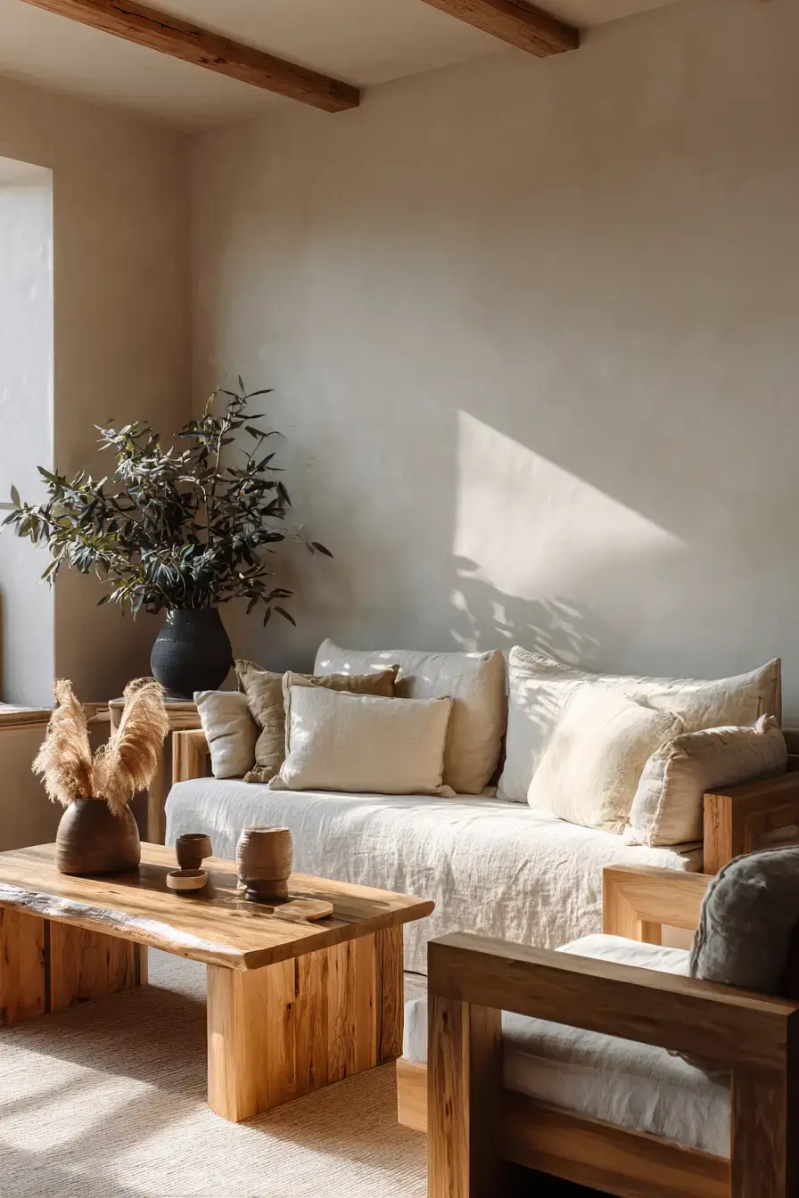 29 Warm Earthy Living Room Ideas Grounded in Real Materials 8