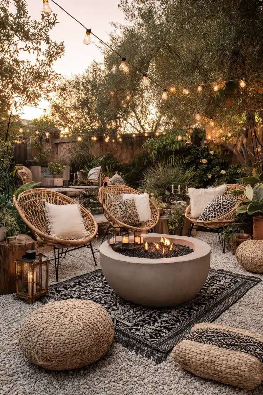 29 Fire Pit Ideas for a Backyard on a Budget That Still Feel Cozy 8