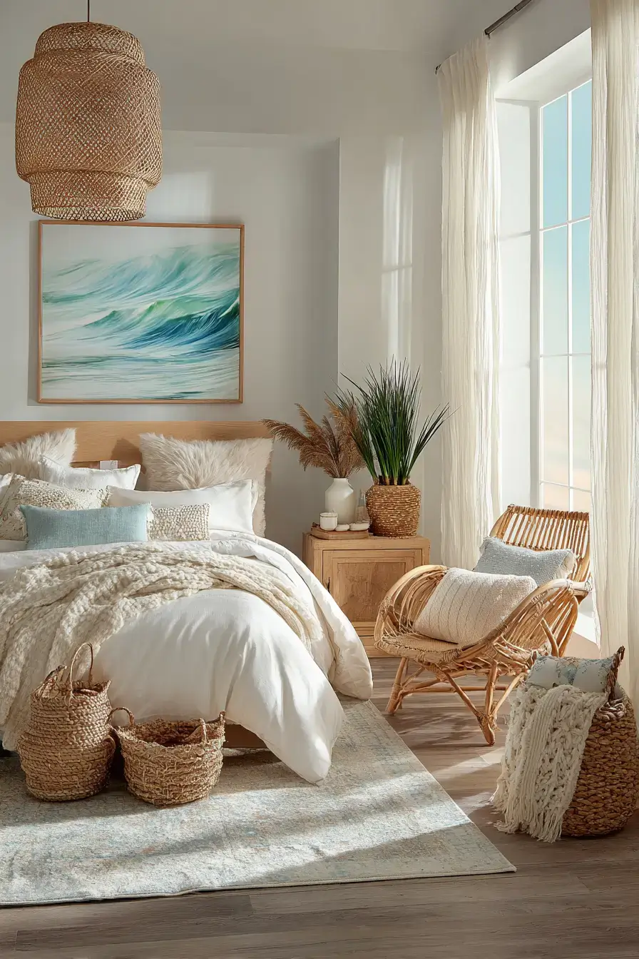 29 Beachy Boho Bedroom Ideas That Skip the Clichés 8
