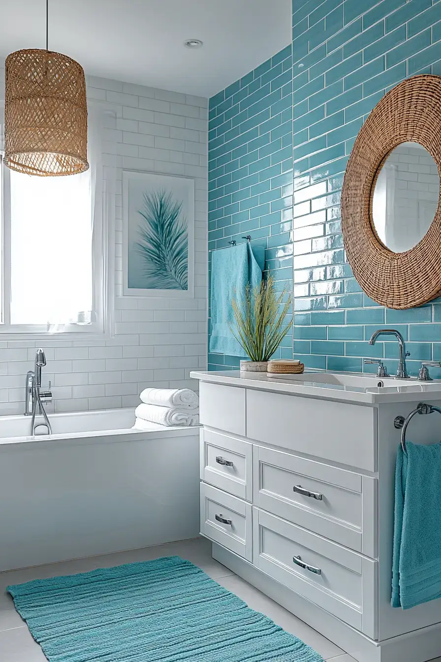 29 Ocean Themed Bathroom Ideas That Bring the Shore Indoors 8