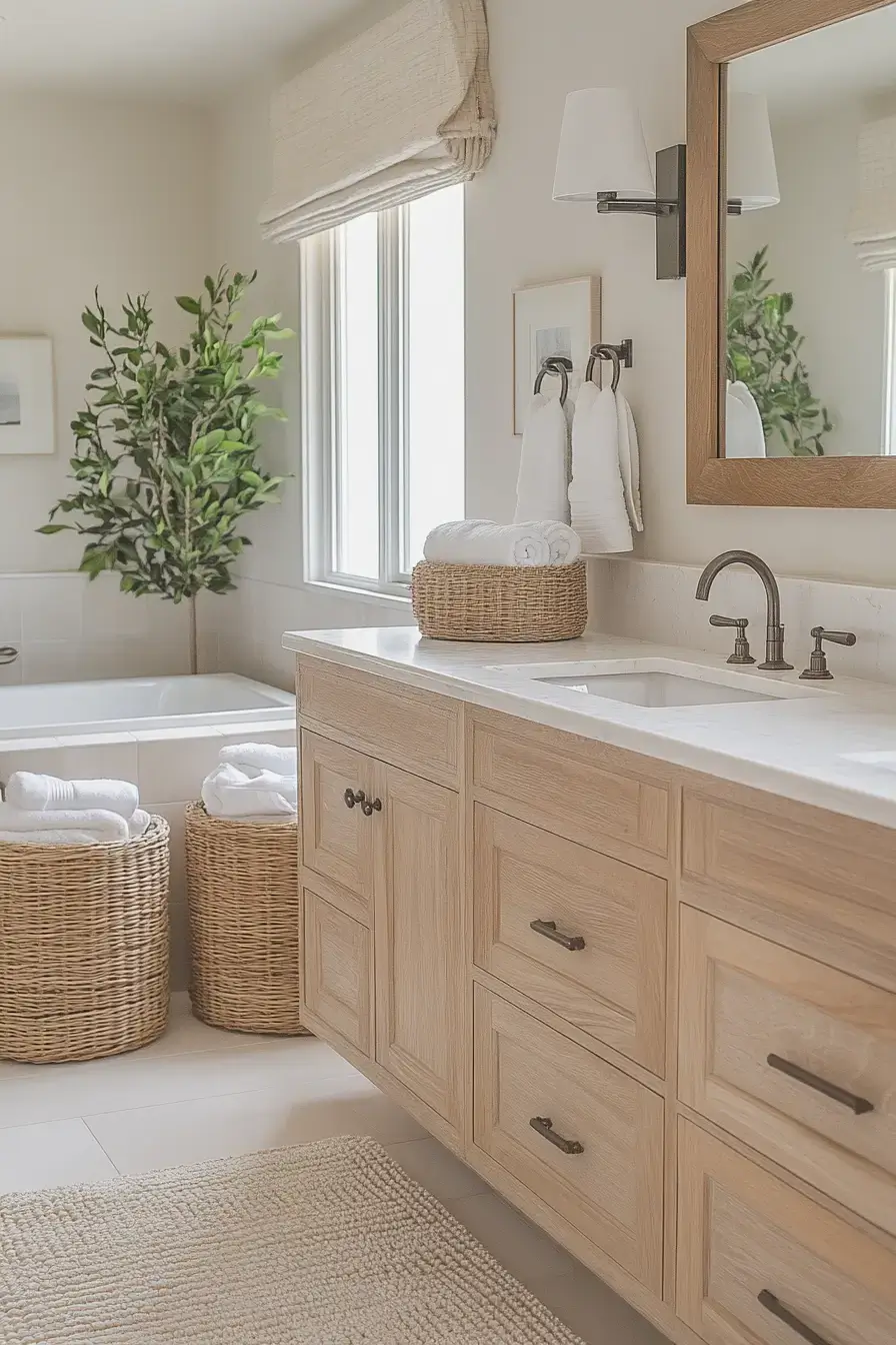 29 Beachy Bathroom Ideas That Feel Like a Cottage 8
