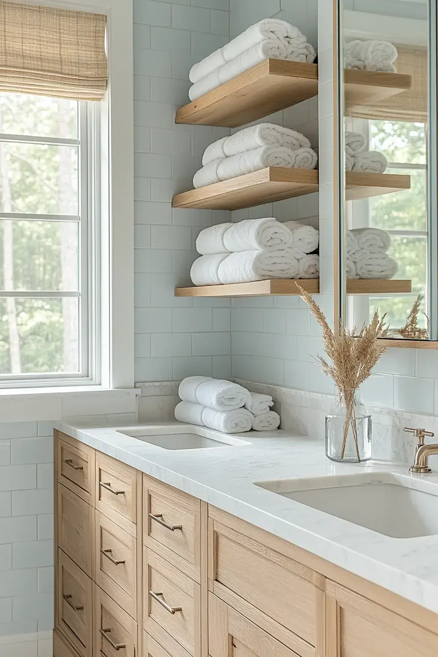 29 Beachy Bathroom Ideas That Feel Like a Cottage 9