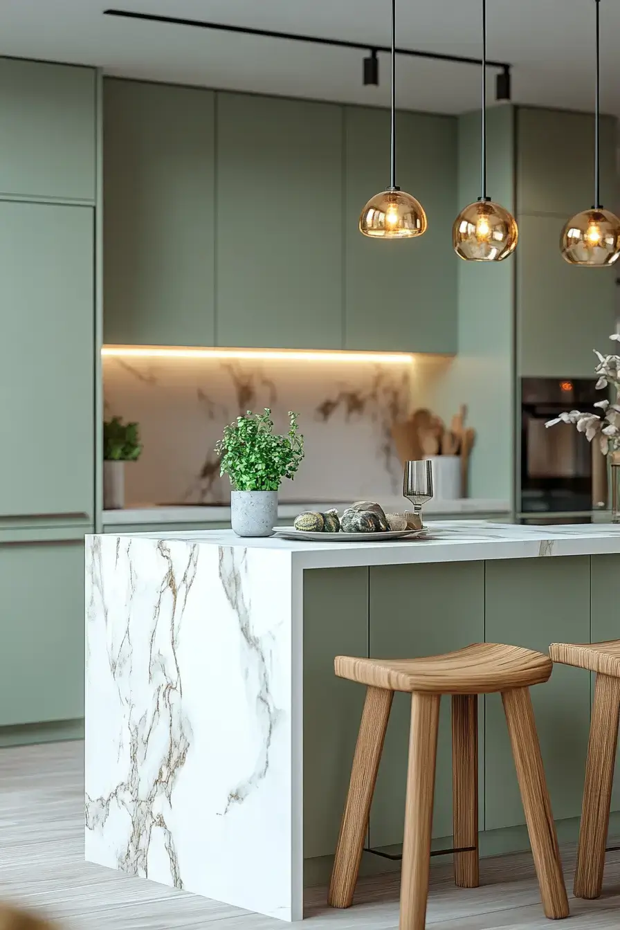 29 Sage Kitchen Cabinets Ideas for a Calm, Real Kitchen 9