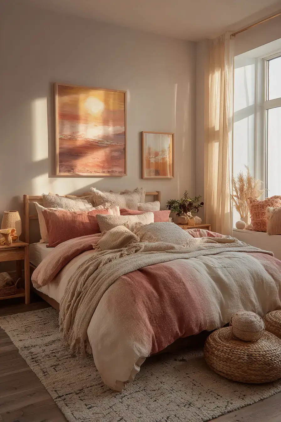 29 Warm Bedroom Ideas That Make the Cold Mornings Easier 9