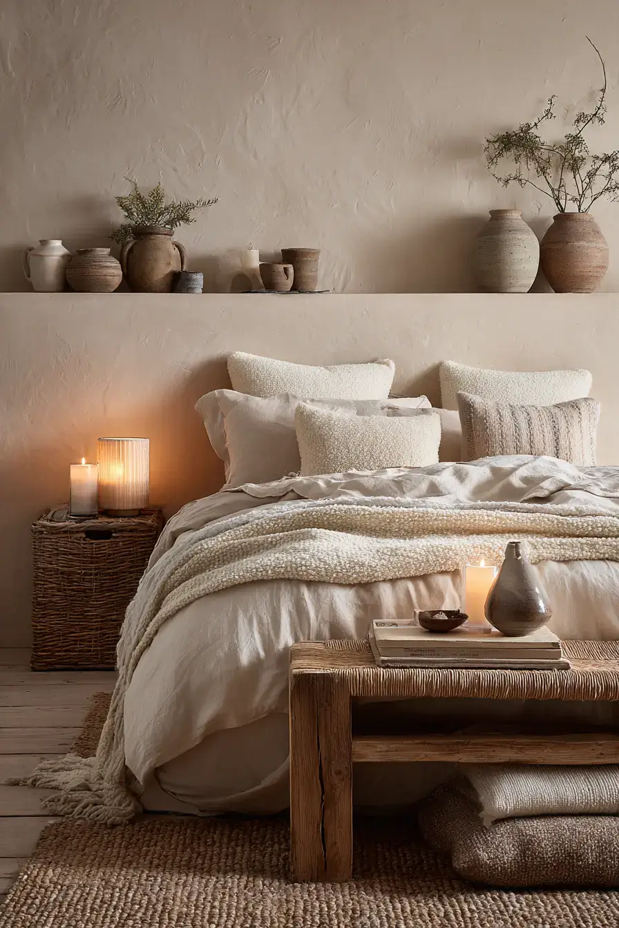 29 Warm Beige Bedroom Ideas for a Room That Calms You Down 9