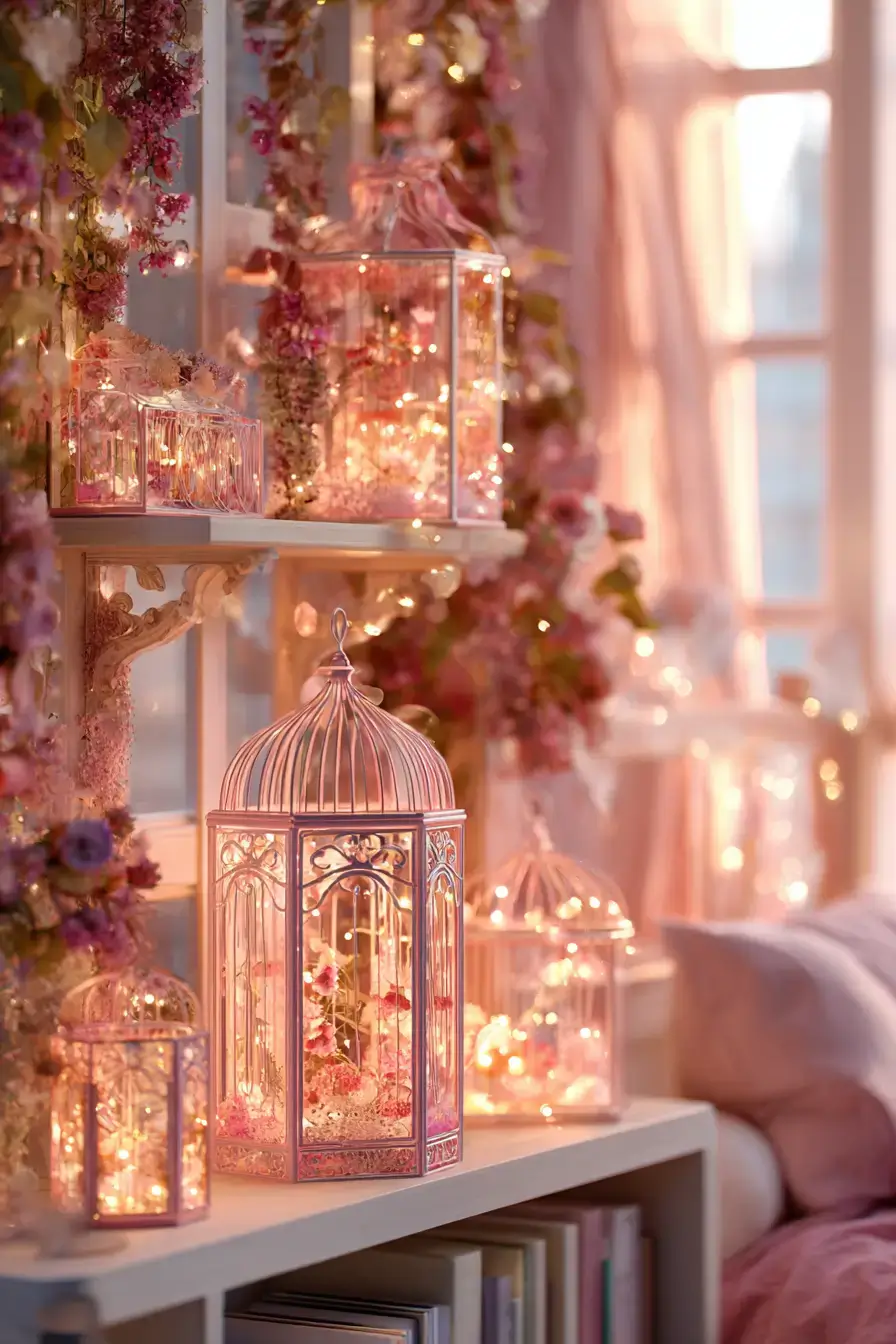 29 Vintage Birdcage Decor Ideas for a Cottage Corner 9