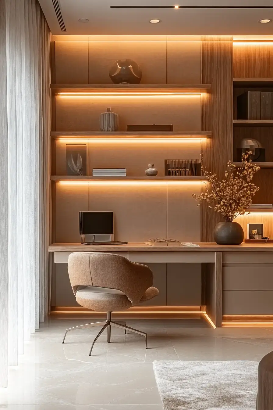 29 Study Desk Decor Ideas with a Cork Tile Grid 1