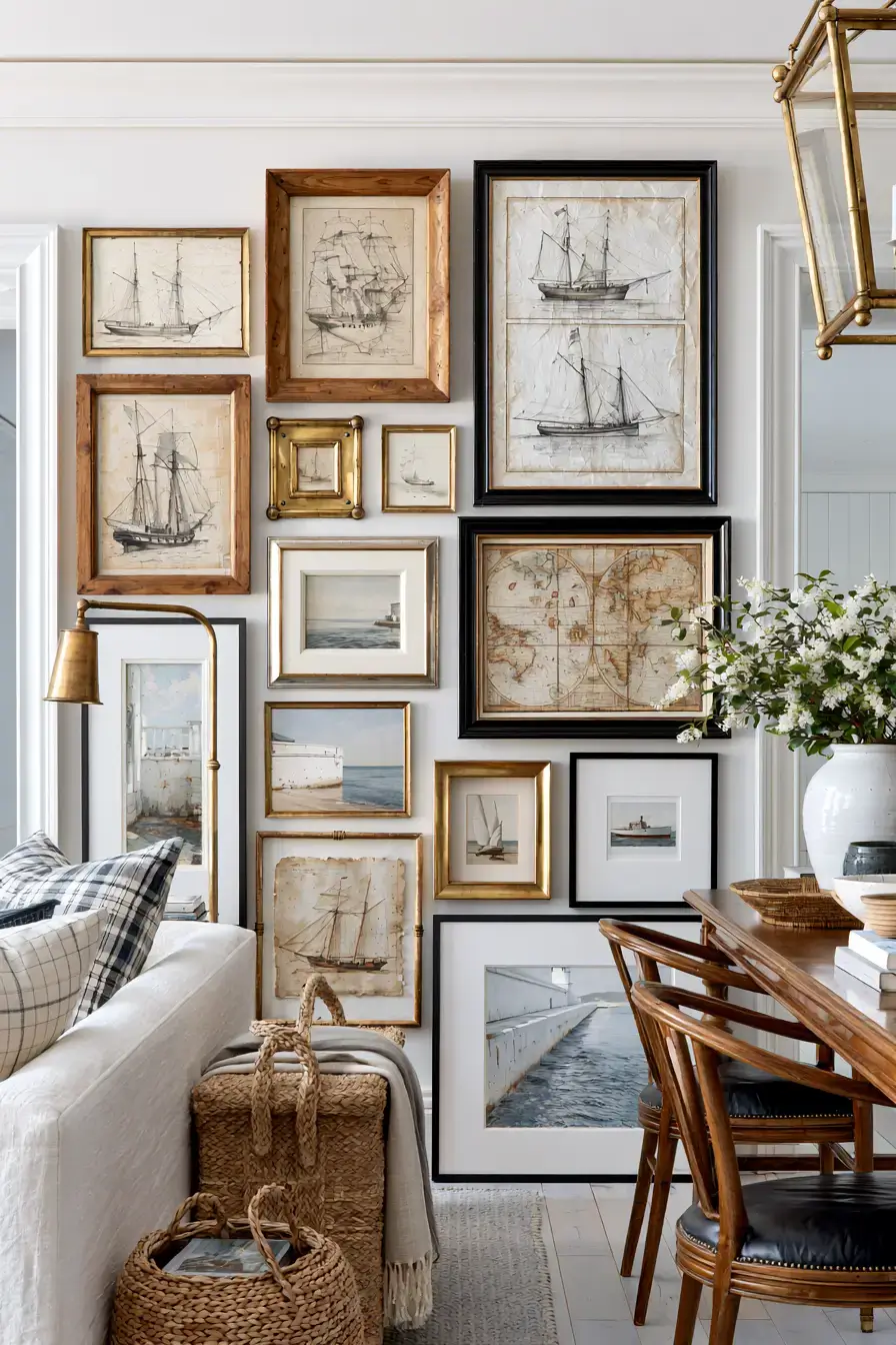 29 Vintage Nautical Decor Ideas with a Brass Telescope 1