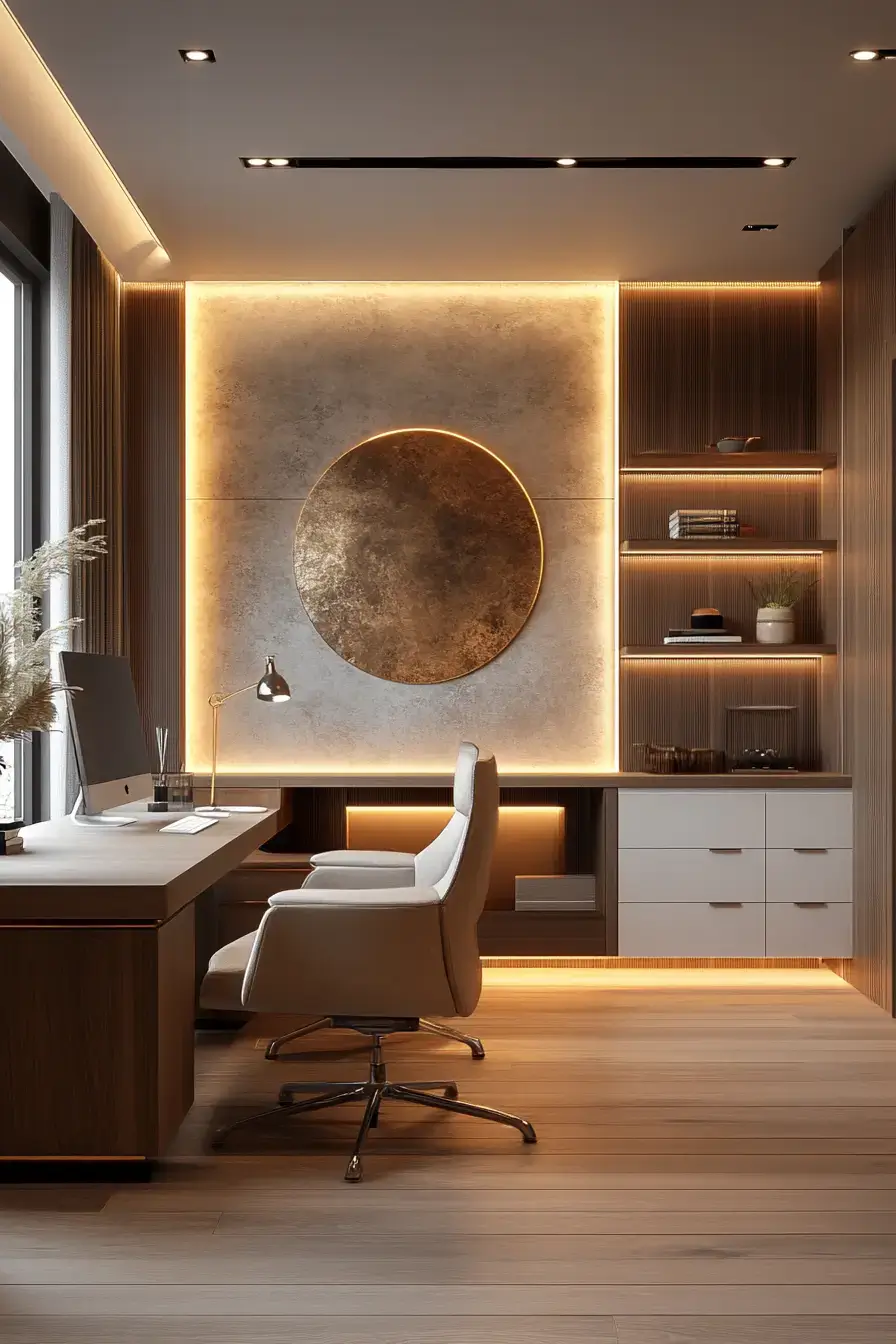29 Study Desk Decor Ideas with a Cork Tile Grid 12