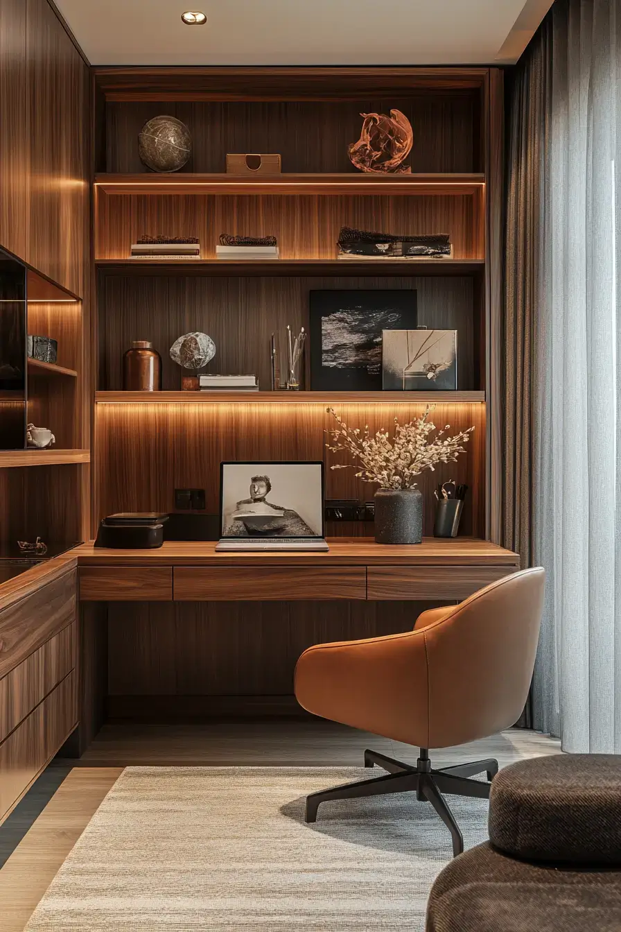 29 Study Desk Decor Ideas with a Cork Tile Grid 14