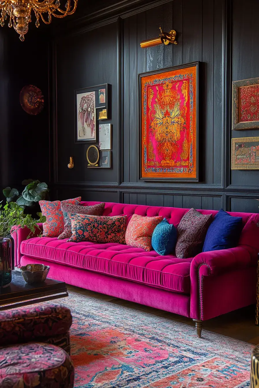 29 Eclectic Maximalism Ideas with a Bookcase Wall 15