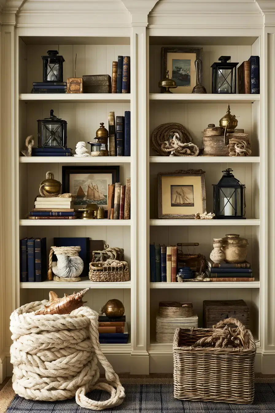29 Vintage Nautical Decor Ideas with a Brass Telescope 17