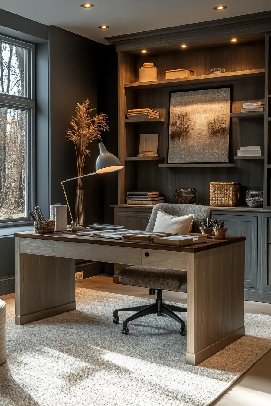 29 Study Desk Decor Ideas with a Cork Tile Grid 22