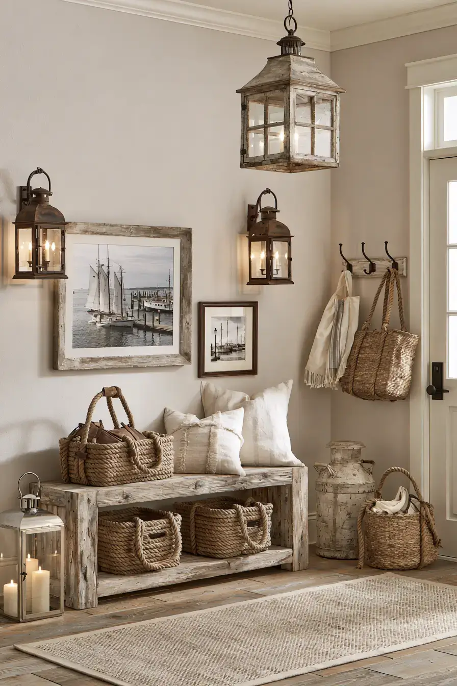 29 Vintage Nautical Decor Ideas with a Brass Telescope 24
