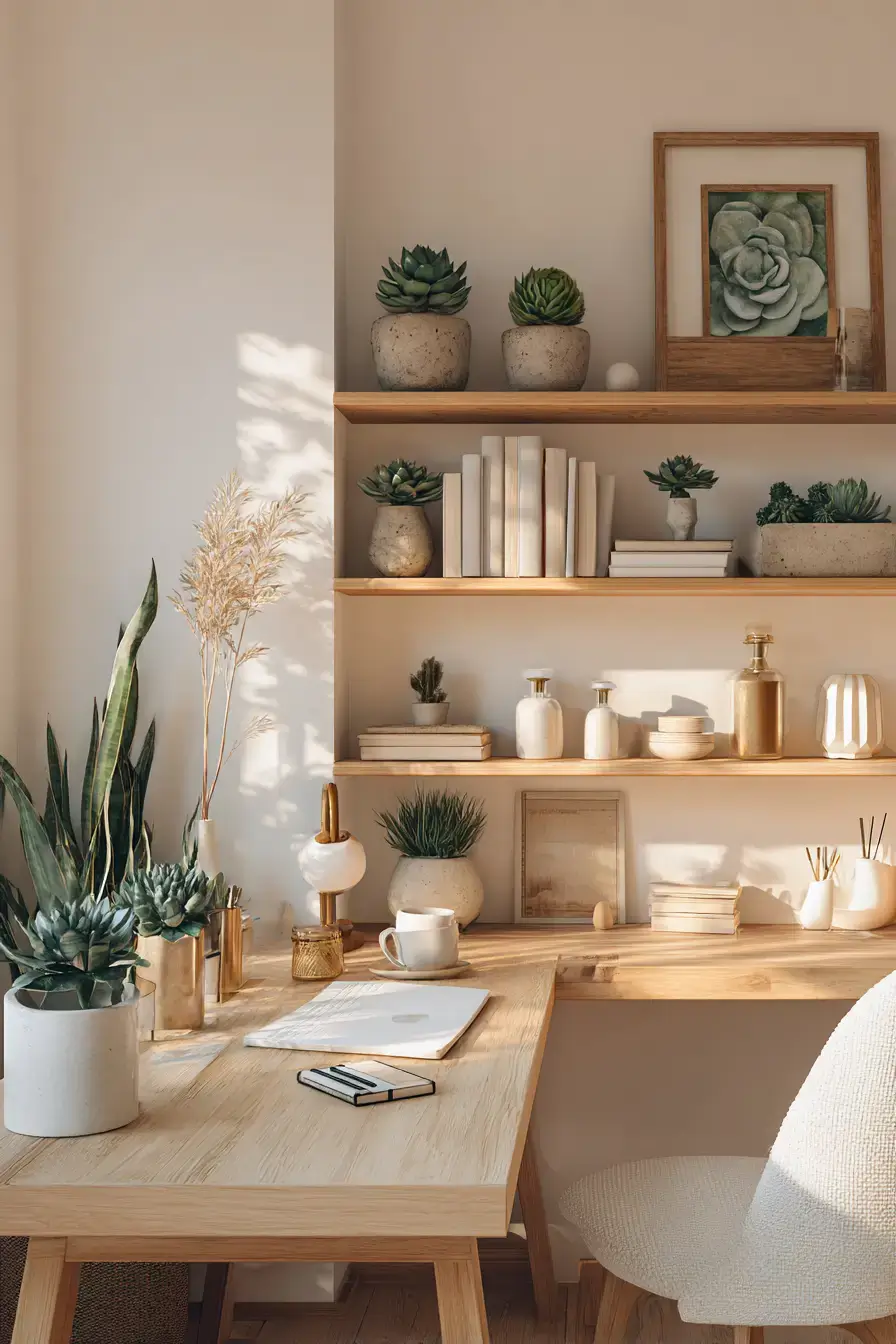 29 Study Desk Decor Ideas with a Cork Tile Grid 26
