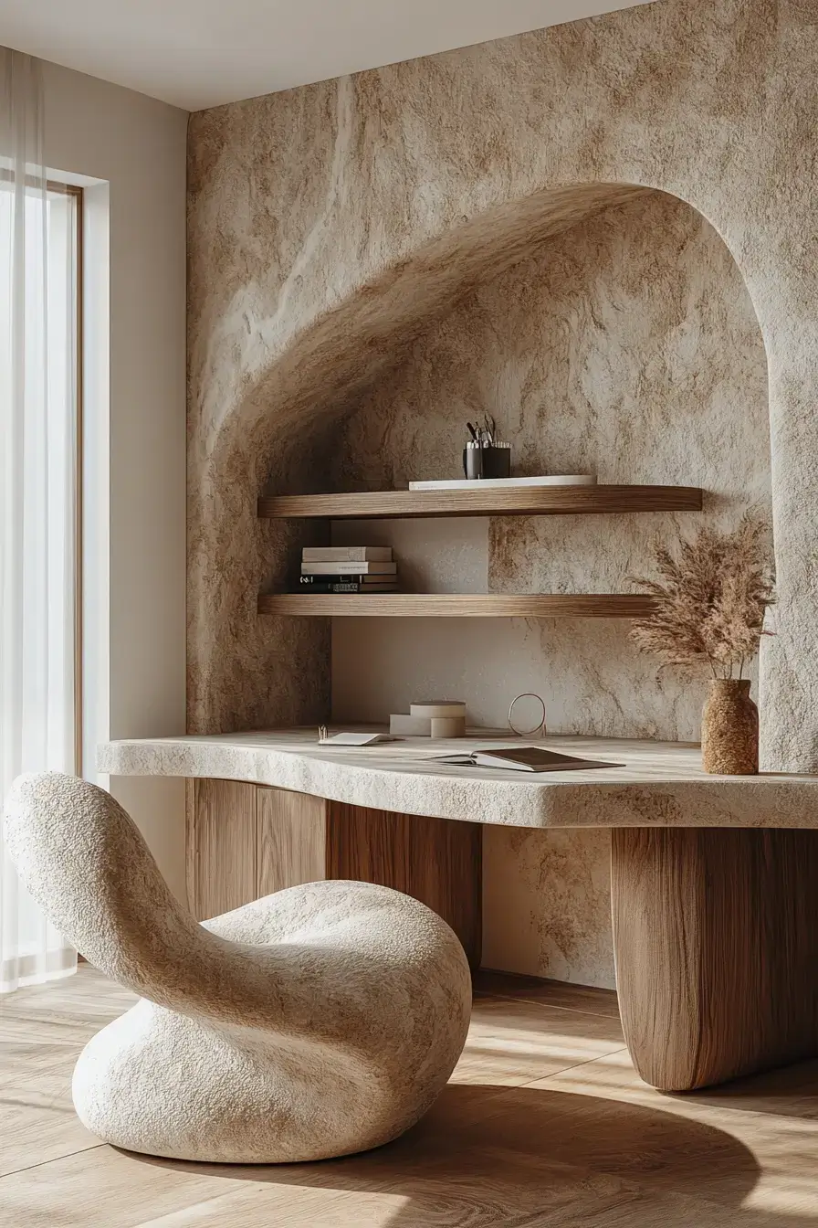 29 Study Desk Decor Ideas with a Cork Tile Grid 27
