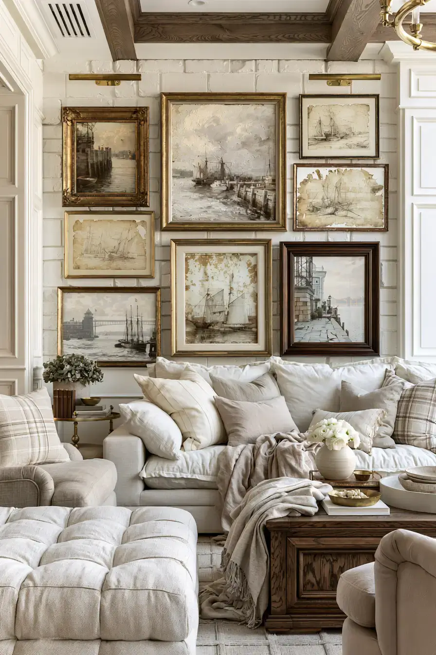 29 Vintage Nautical Decor Ideas with a Brass Telescope 28