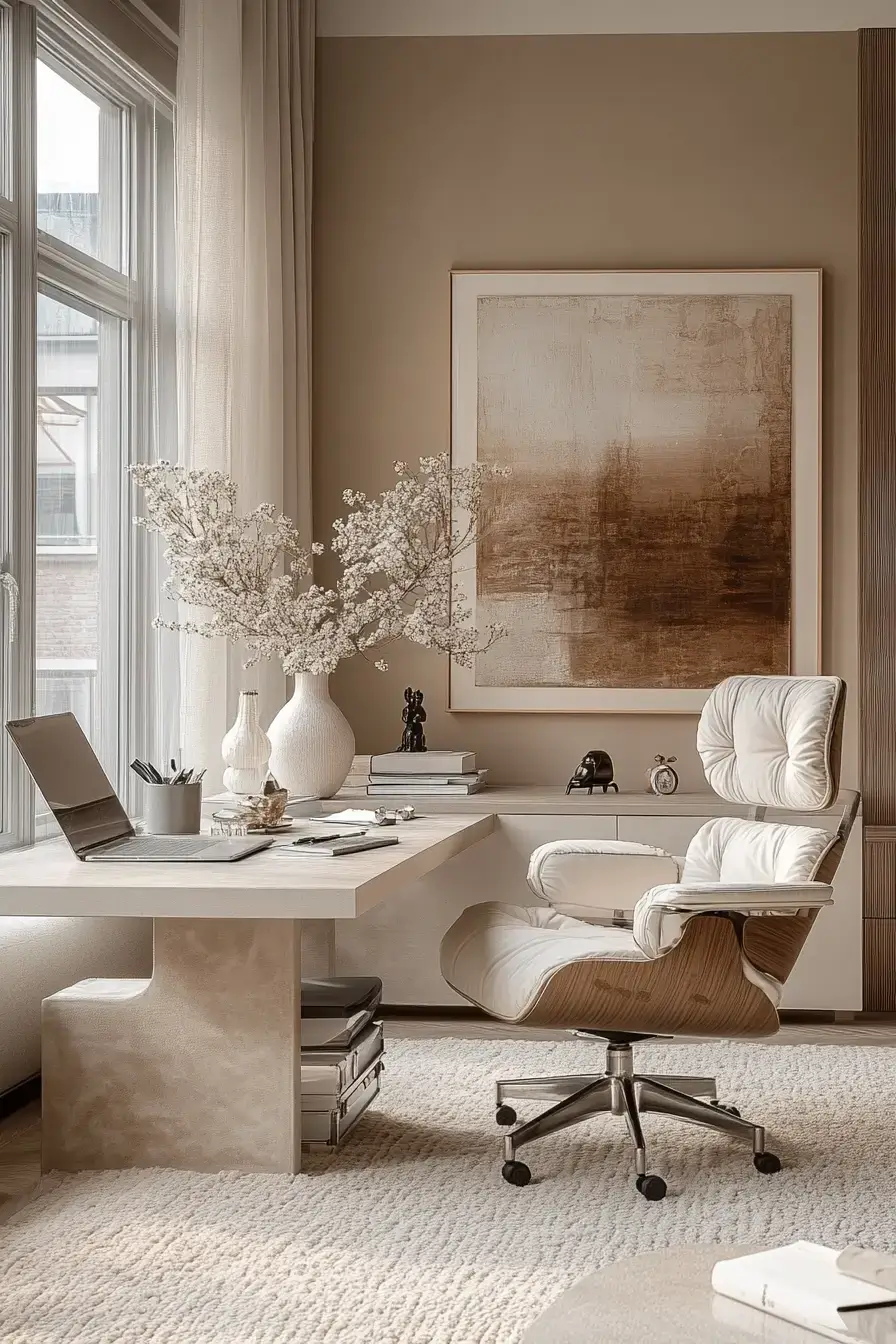 29 Study Desk Decor Ideas with a Cork Tile Grid 3