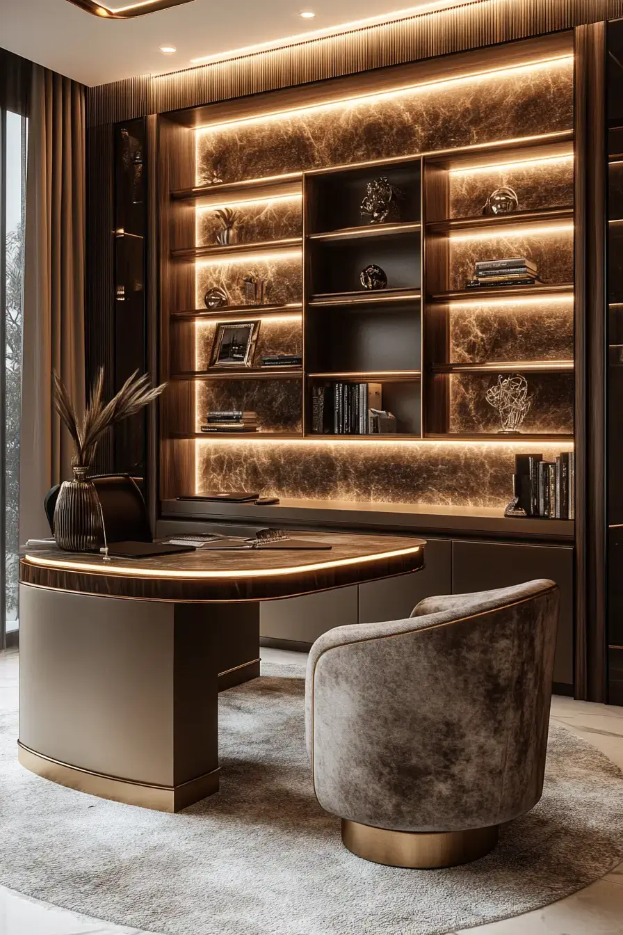 29 Study Desk Decor Ideas with a Cork Tile Grid 6