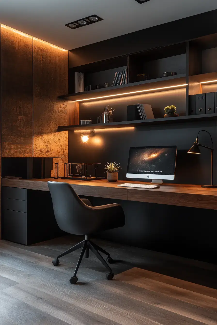 29 Study Desk Decor Ideas with a Cork Tile Grid 7