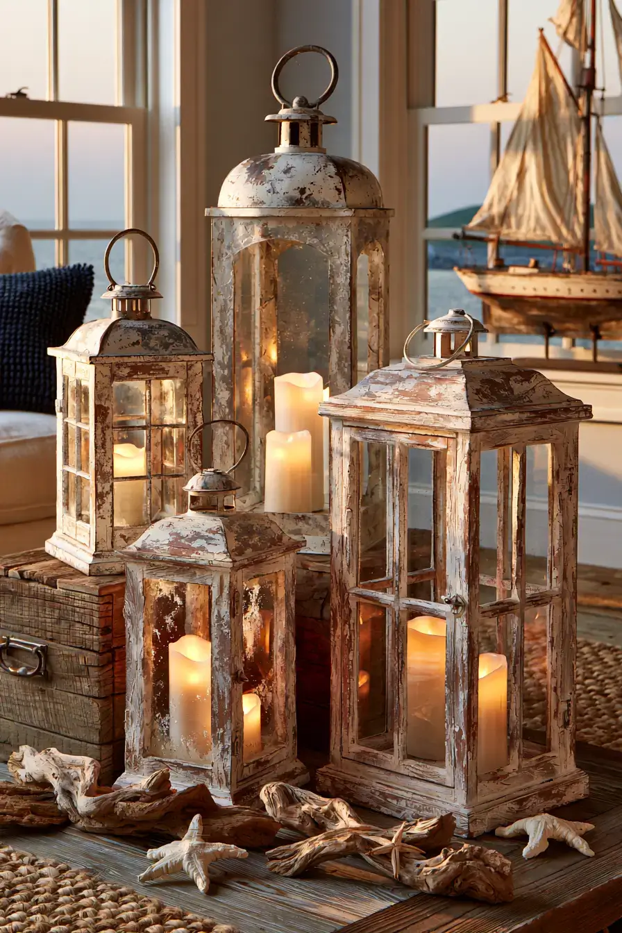 29 Vintage Nautical Decor Ideas with a Brass Telescope 8
