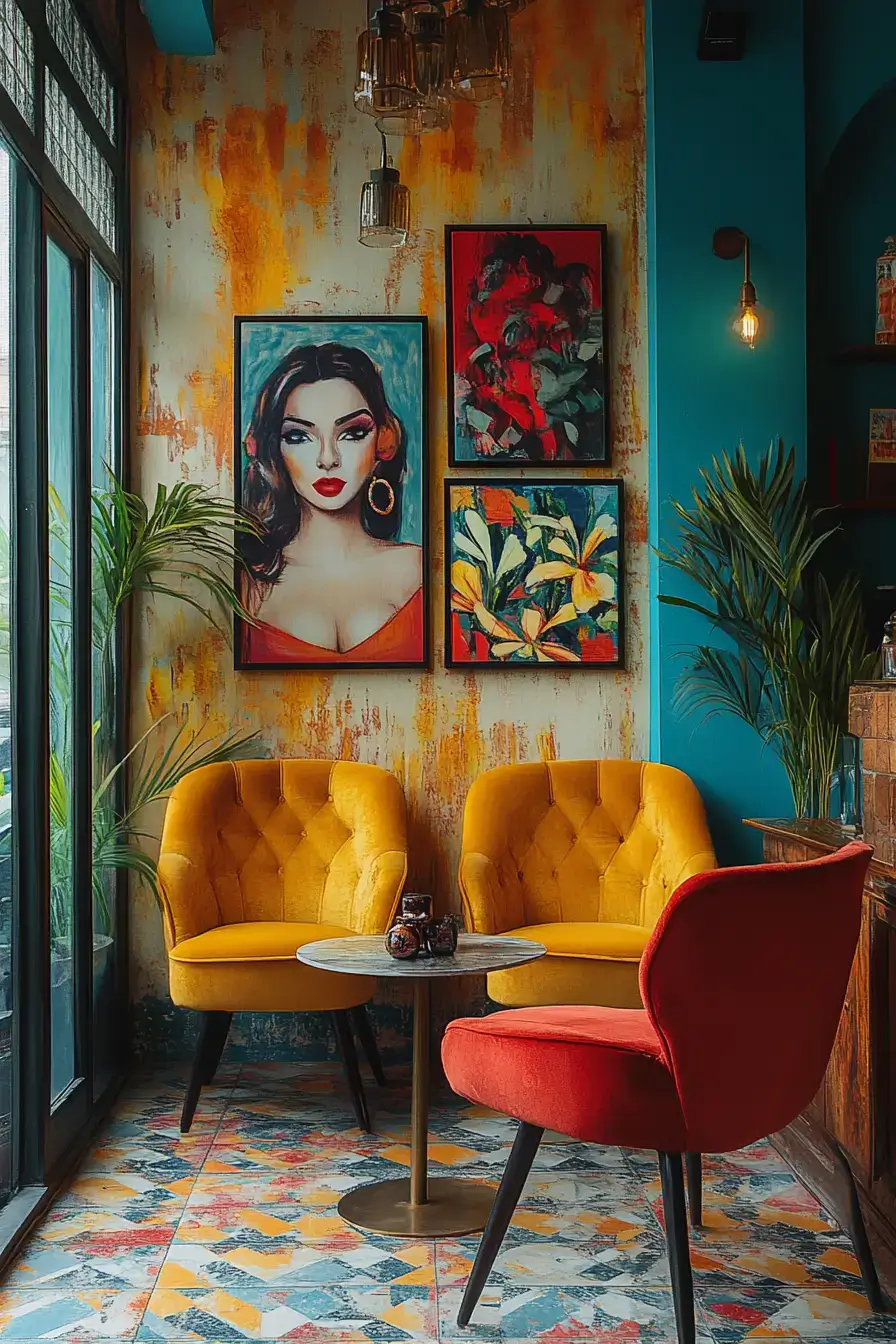 29 Eclectic Maximalism Ideas with a Bookcase Wall 8